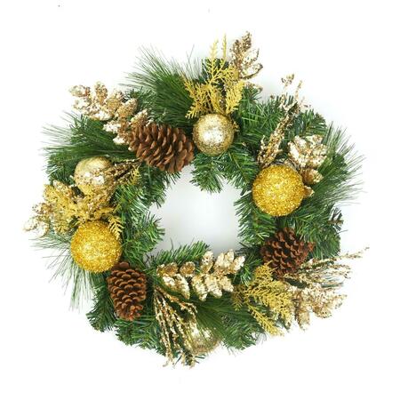 MAQUINA 20 in. Christmas Decorated Wreath MA3009353